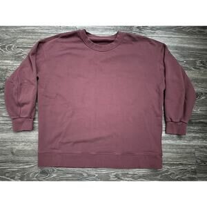 Women's Perfectly Oversized Crew sweatshirt Red